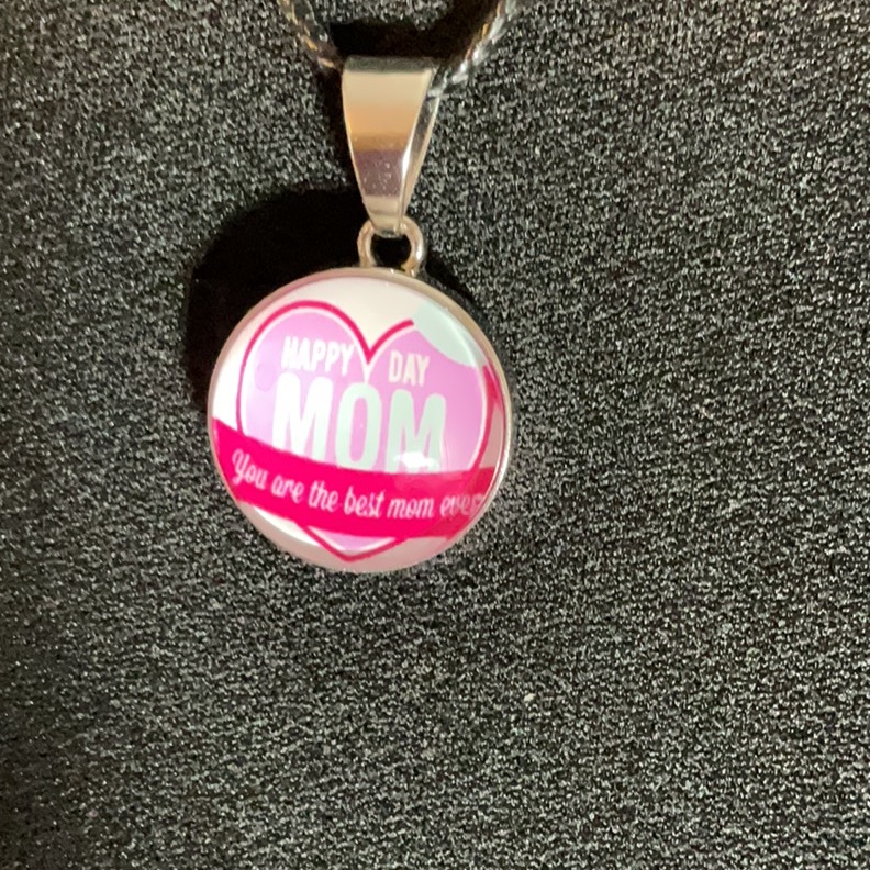 Snap Button Necklace.